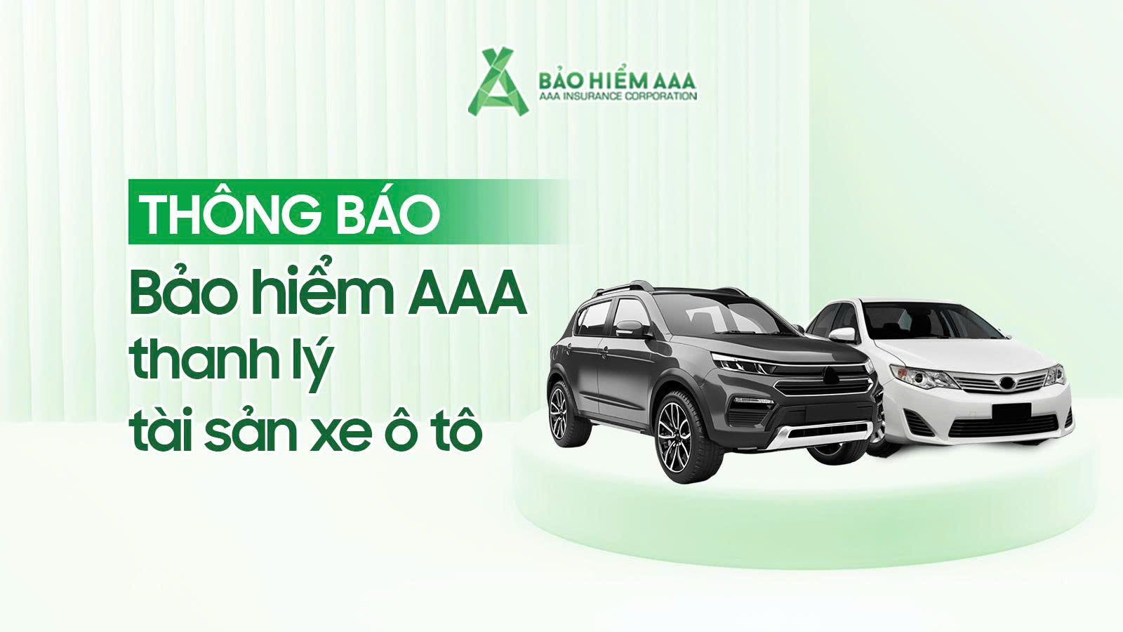 [MỚI NHẤT] BẢO HIỂM AAA THÔNG BÁO THANH LÝ TÀI SẢN XE Ô TÔ 